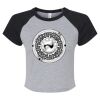 Women's Micro Rib Raglan Baby Tee Thumbnail