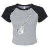 Women's Micro Rib Raglan Baby Tee Thumbnail