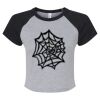 Women's Micro Rib Raglan Baby Tee Thumbnail