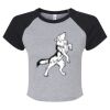 Women's Micro Rib Raglan Baby Tee Thumbnail