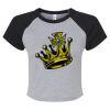 Women's Micro Rib Raglan Baby Tee Thumbnail