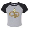 Women's Micro Rib Raglan Baby Tee Thumbnail