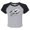 Women's Micro Rib Raglan Baby Tee Thumbnail