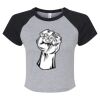 Women's Micro Rib Raglan Baby Tee Thumbnail