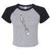 Women's Micro Rib Raglan Baby Tee Thumbnail
