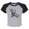 Women's Micro Rib Raglan Baby Tee Thumbnail