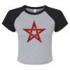 Women's Micro Rib Raglan Baby Tee Thumbnail