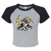 Women's Micro Rib Raglan Baby Tee Thumbnail