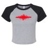 Women's Micro Rib Raglan Baby Tee Thumbnail