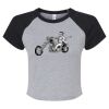 Women's Micro Rib Raglan Baby Tee Thumbnail