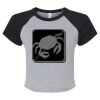 Women's Micro Rib Raglan Baby Tee Thumbnail