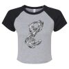 Women's Micro Rib Raglan Baby Tee Thumbnail