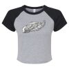 Women's Micro Rib Raglan Baby Tee Thumbnail