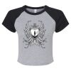 Women's Micro Rib Raglan Baby Tee Thumbnail