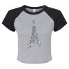 Women's Micro Rib Raglan Baby Tee Thumbnail