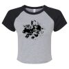 Women's Micro Rib Raglan Baby Tee Thumbnail