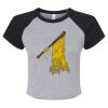 Women's Micro Rib Raglan Baby Tee Thumbnail