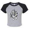 Women's Micro Rib Raglan Baby Tee Thumbnail