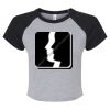 Women's Micro Rib Raglan Baby Tee Thumbnail