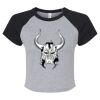 Women's Micro Rib Raglan Baby Tee Thumbnail