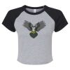 Women's Micro Rib Raglan Baby Tee Thumbnail