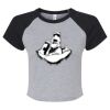 Women's Micro Rib Raglan Baby Tee Thumbnail