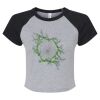 Women's Micro Rib Raglan Baby Tee Thumbnail