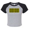 Women's Micro Rib Raglan Baby Tee Thumbnail