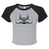 Women's Micro Rib Raglan Baby Tee Thumbnail