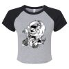 Women's Micro Rib Raglan Baby Tee Thumbnail