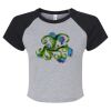 Women's Micro Rib Raglan Baby Tee Thumbnail