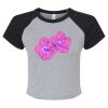 Women's Micro Rib Raglan Baby Tee Thumbnail