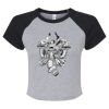 Women's Micro Rib Raglan Baby Tee Thumbnail
