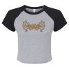 Women's Micro Rib Raglan Baby Tee Thumbnail