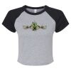 Women's Micro Rib Raglan Baby Tee Thumbnail