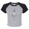 Women's Micro Rib Raglan Baby Tee Thumbnail