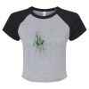 Women's Micro Rib Raglan Baby Tee Thumbnail