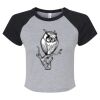 Women's Micro Rib Raglan Baby Tee Thumbnail