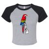 Women's Micro Rib Raglan Baby Tee Thumbnail