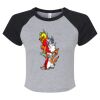 Women's Micro Rib Raglan Baby Tee Thumbnail
