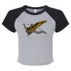 Women's Micro Rib Raglan Baby Tee Thumbnail