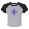 Women's Micro Rib Raglan Baby Tee Thumbnail