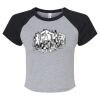 Women's Micro Rib Raglan Baby Tee Thumbnail