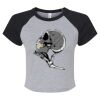 Women's Micro Rib Raglan Baby Tee Thumbnail