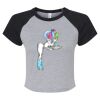 Women's Micro Rib Raglan Baby Tee Thumbnail