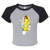 Women's Micro Rib Raglan Baby Tee Thumbnail