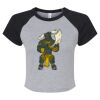 Women's Micro Rib Raglan Baby Tee Thumbnail