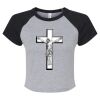 Women's Micro Rib Raglan Baby Tee Thumbnail