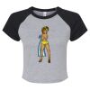 Women's Micro Rib Raglan Baby Tee Thumbnail