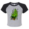 Women's Micro Rib Raglan Baby Tee Thumbnail